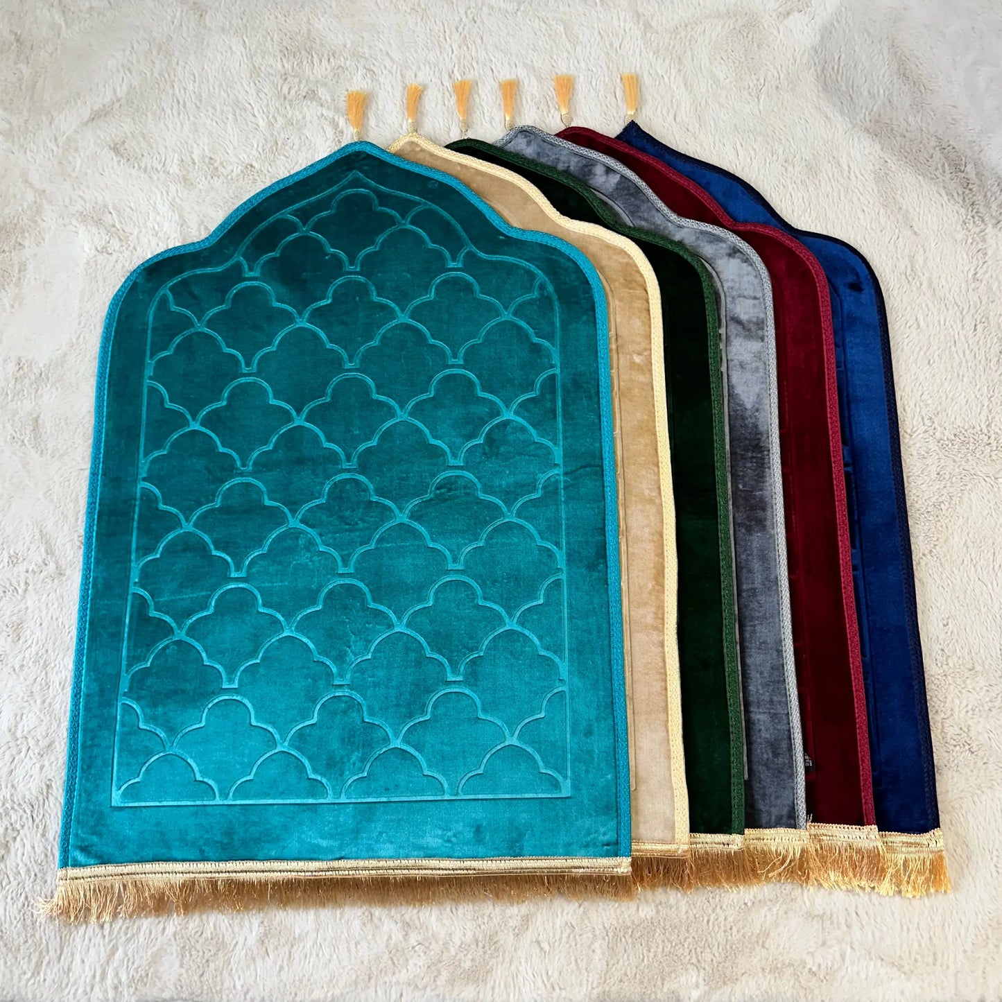 Coffret tapis de prière épais en dome et tasbih My Sweety Creation