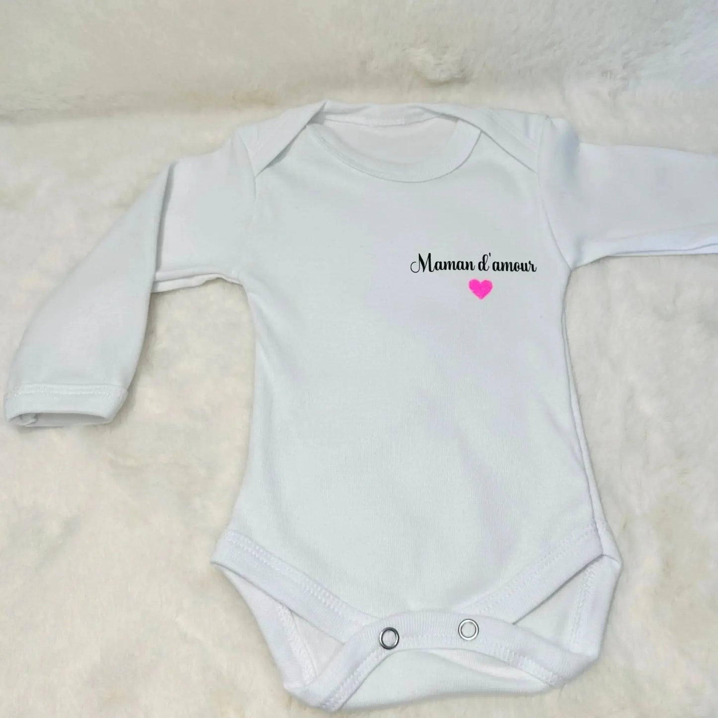 Body personnalisé d'amour - My Sweety Creation
