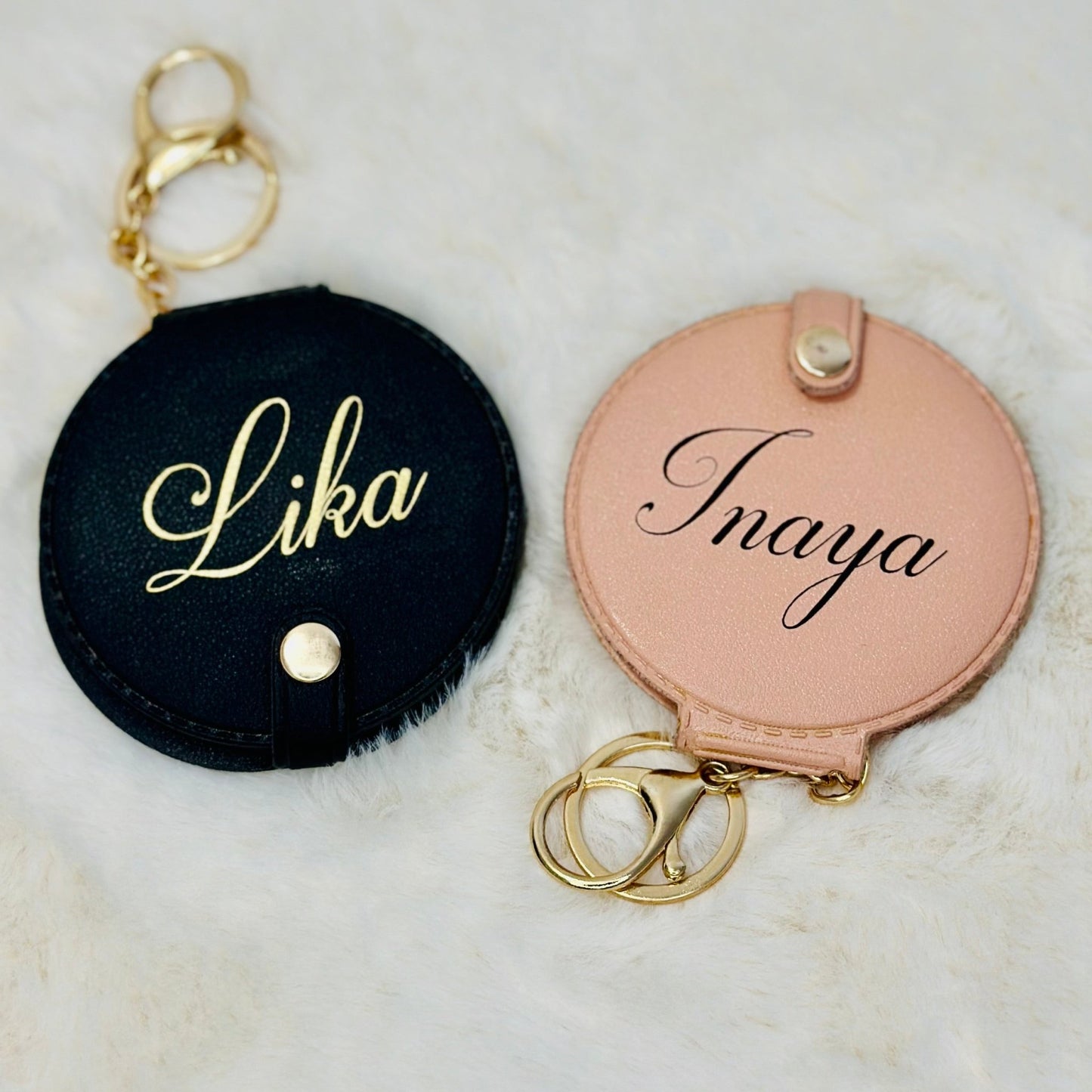 Porte - clés miroir personnalisé - My Sweety Creation