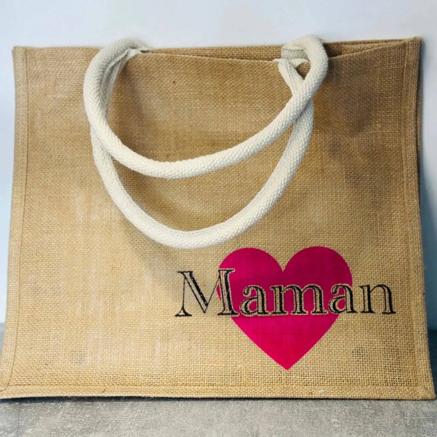 Sac en jute d’amour - My Sweety Creation