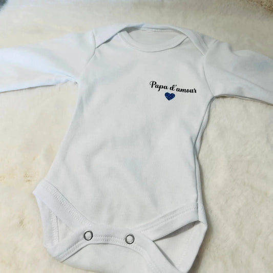 Body personnalisé d'amour - My Sweety Creation