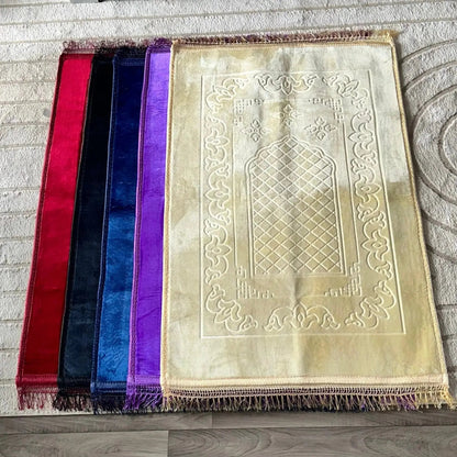 Coffret tapis de prière épais et tasbih - My Sweety Creation