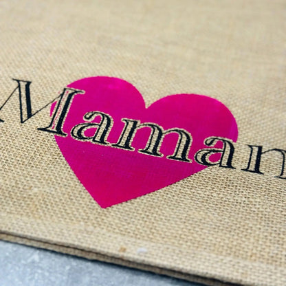Sac en jute d’amour - My Sweety Creation