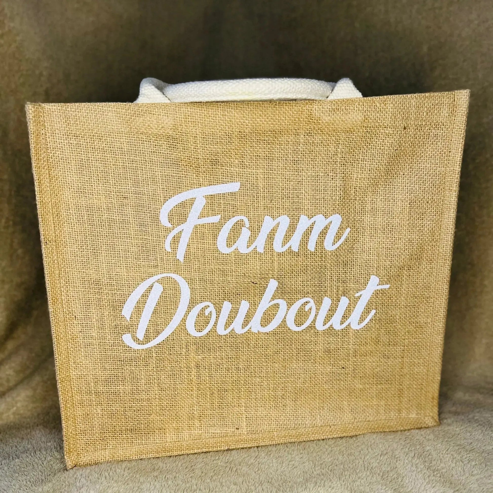 Sac en jute grand format - My Sweety Creation