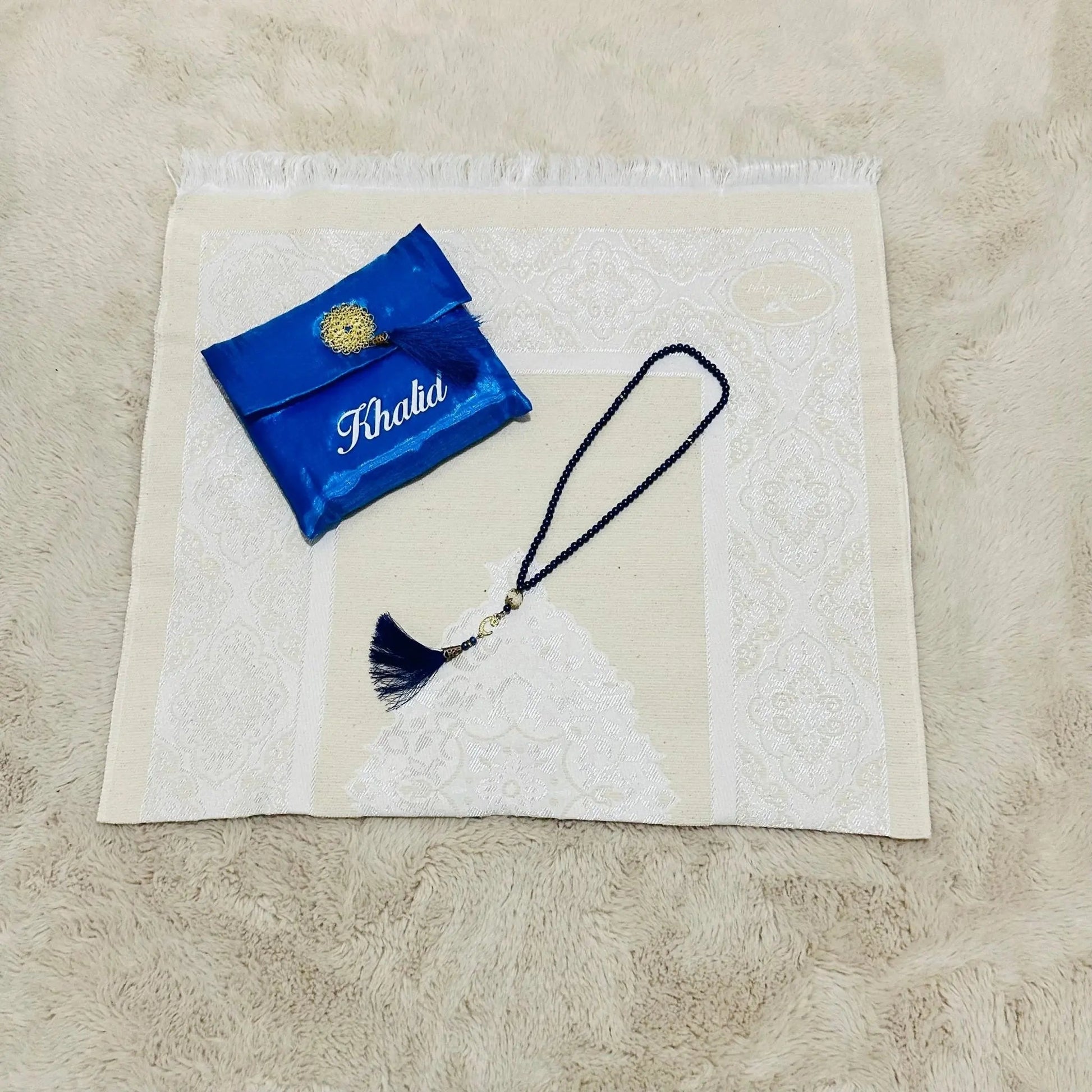 Tapis de prière avec pochette et tasbih - My Sweety Creation